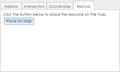 The Manual tab in the Locate the Resource step of the Built Resource Wizard contains a button to launch the point drawing tool.